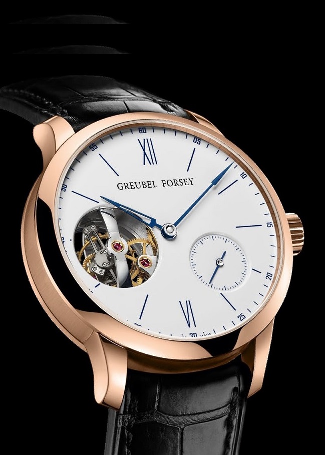 El Tourbillon 24 Secondes Vision Enamel incorpora un minucioso decorado a mano de todas las piezas que lo conforman a uno de los movimientos insignias de Greubel Forsey.