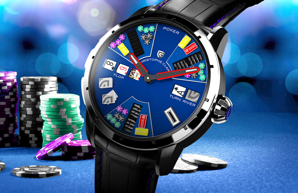 El juego póker Christophe Claret, ahora en color azul - WatchTime México