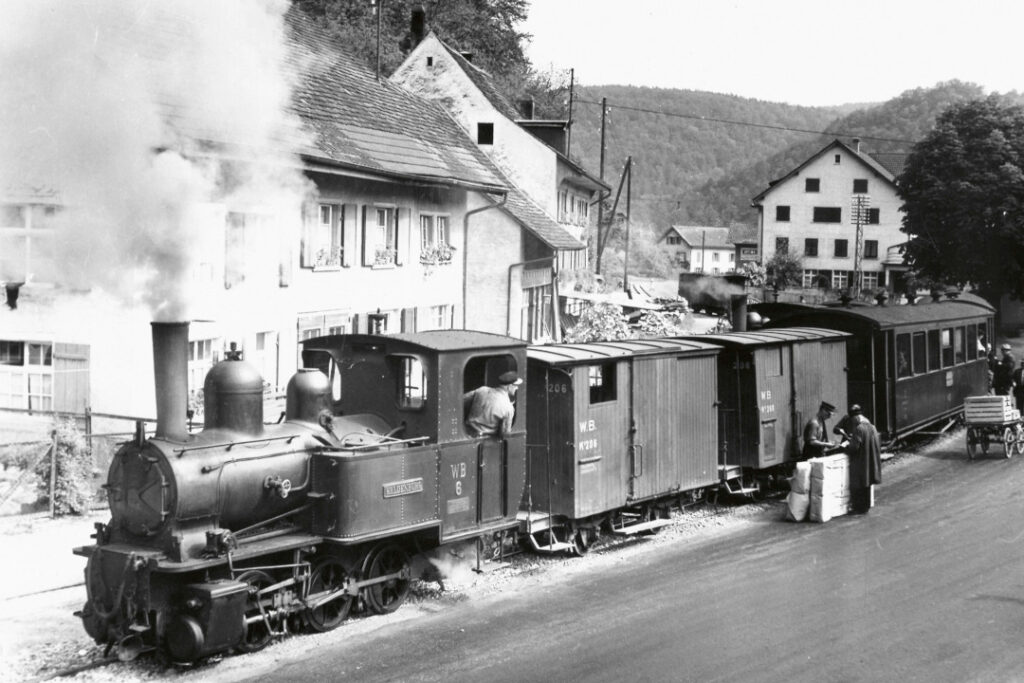 Waldenburgerbahn y su cercanía a Oris
